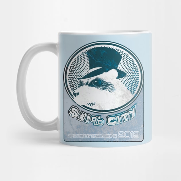 $#!% City (blue/green) by MunkeeWear